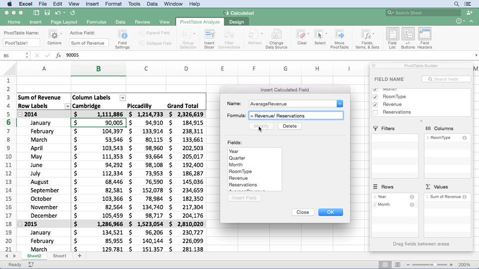 free trial excel for mac